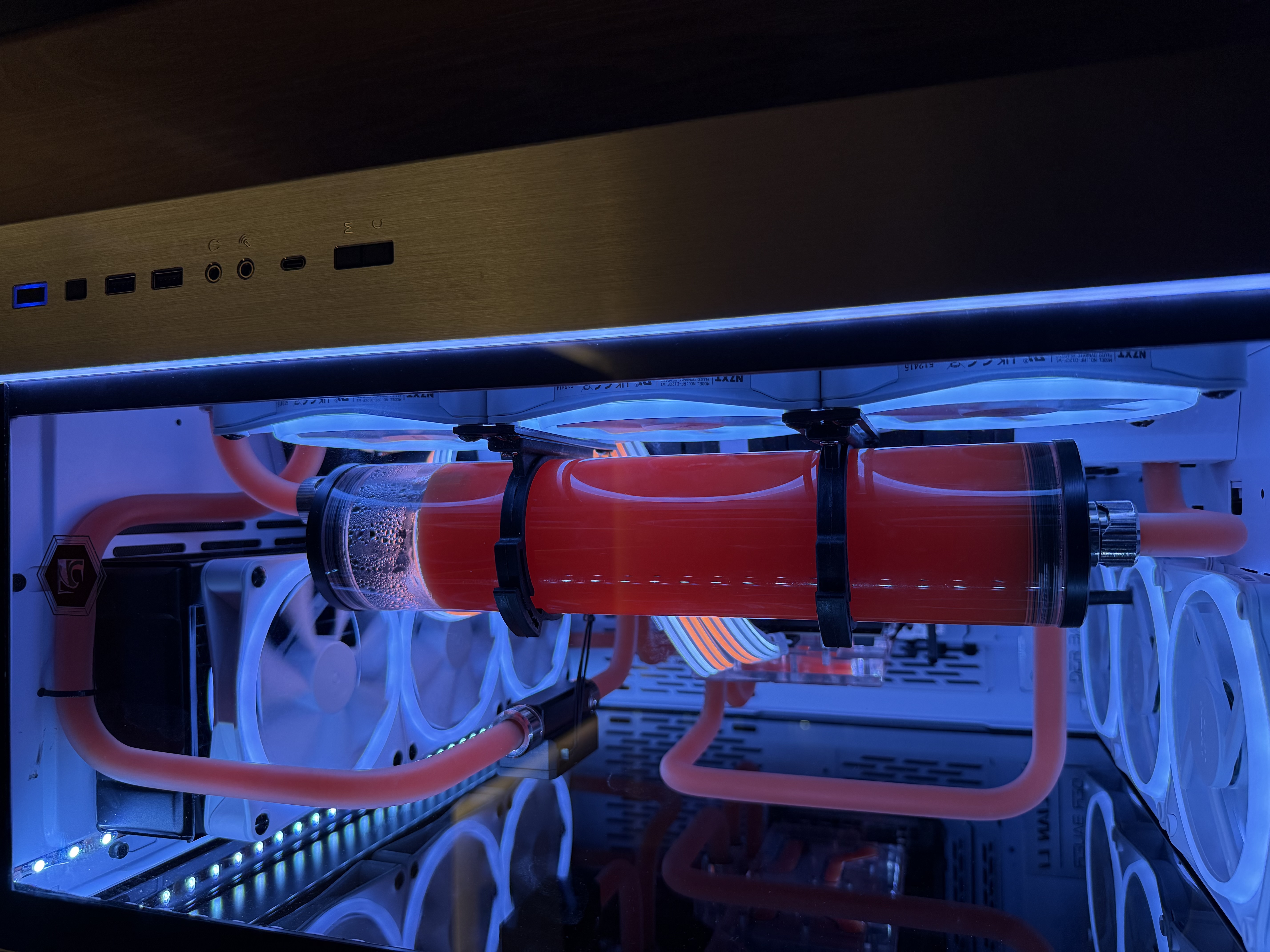 Белая O11 — коралловая hardline-петля и RTX 3080 Ti — фото 4