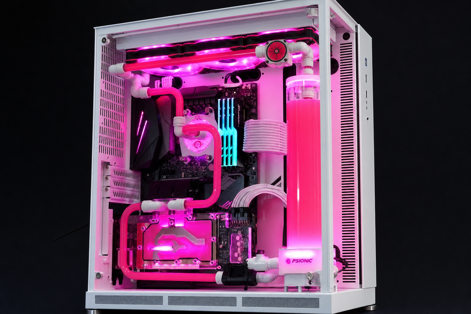 PSIONIC Pink — white O11, magenta loop и cyan RAM — фото 1