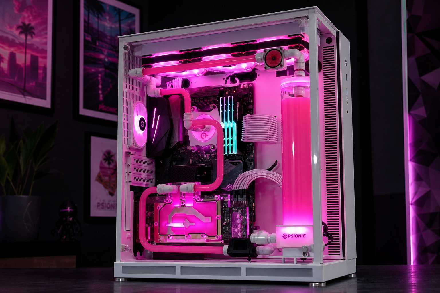 PSIONIC Pink — white O11, magenta loop и cyan RAM — фото 5